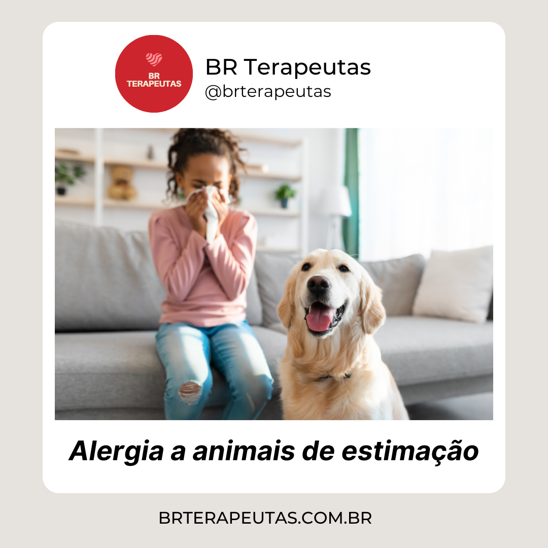 Alergia a animais de estimação - foto de uma crinaça com alergia a pleos de cachorro