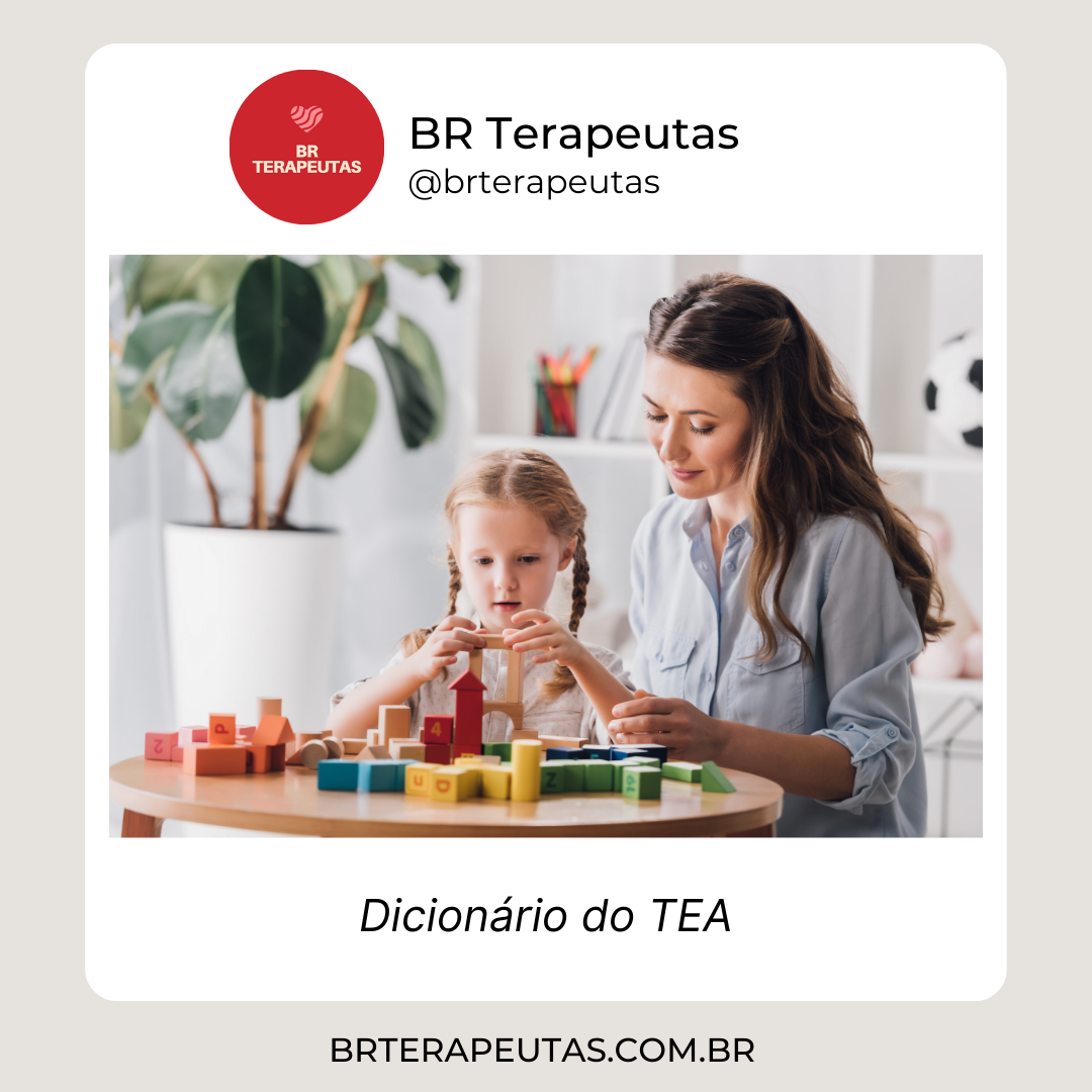 Dicionário do autismo - Entendendo sobre autismo - cirança na terapeuta