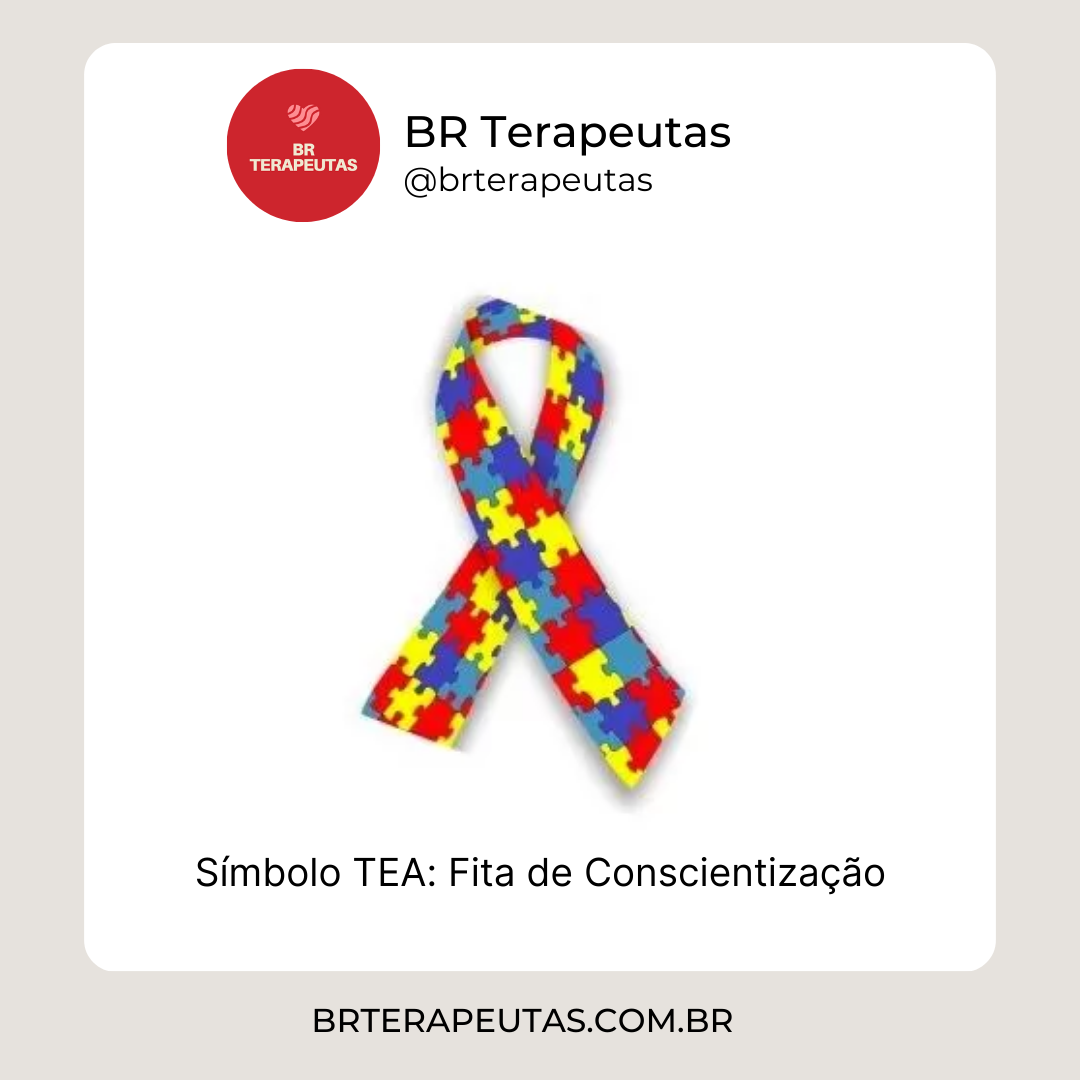 Foto do símbolo Fita de Conscientização sobre Autismo (A Fita da Peça do Quebra-cabeça)