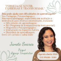 JANETE SOARES DE SOUZA PEREIRA: Neuropsicopedagogia em Itapeva que atende Pessoas com Deficiência